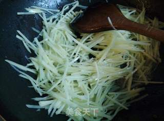 酸辣土豆丝的做法步骤:6