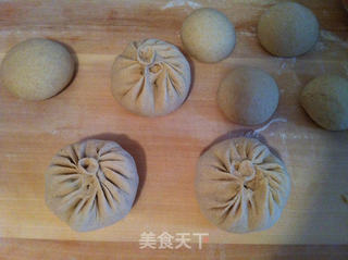 白菜豆腐全麦面蒸包的做法步骤:9