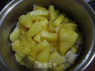 菠萝果酱的做法步骤:3