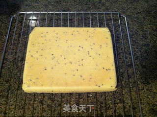 黑芝麻全蛋蛋糕的做法步骤:10