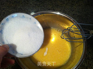 黑芝麻全蛋蛋糕的做法步骤:2