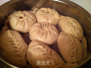 白菜豆腐全麦面蒸包的做法步骤:12