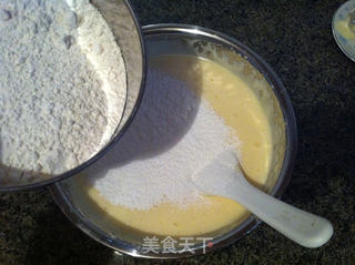 黑芝麻全蛋蛋糕的做法步骤:5