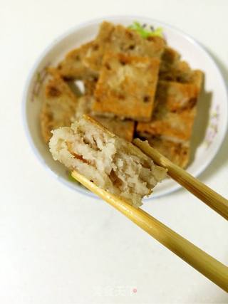 香煎芋丝饼的做法步骤：7