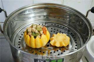 太阳果蒸鸡肉的做法步骤:6