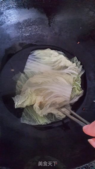 创意年夜菜白菜盒子的做法步骤:4