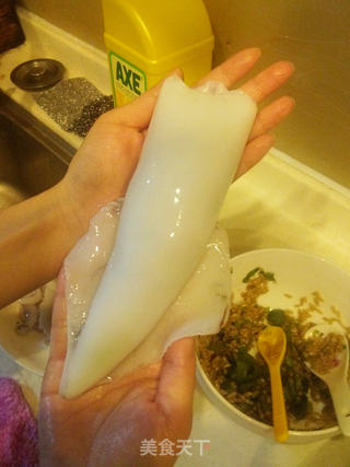鱿麦菜的做法步骤:3
