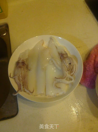 鱿麦菜的做法步骤:2