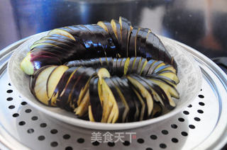 蓑衣茄子素番茄的做法步骤:5