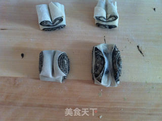 黑芝麻酱烧饼的做法步骤:5