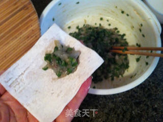 韭菜虾仁馄饨的做法步骤:6