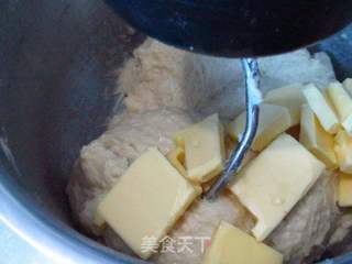 蜜豆面包的做法步骤:2