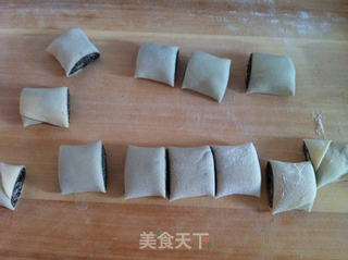 黑芝麻酱烧饼的做法步骤:4