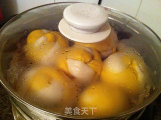 南瓜双色馒头的做法步骤:9