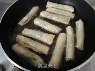 韭菜猪肉春卷的做法步骤:12