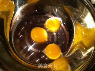 绿豆酸奶戚风蛋糕的做法步骤:2