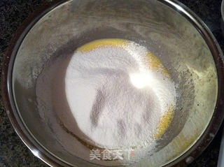 绿豆酸奶戚风蛋糕的做法步骤：5