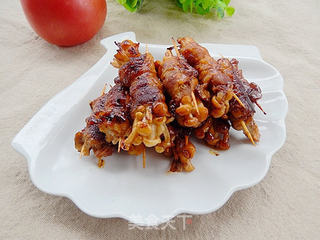 煎烤五花肉卷金针菇的做法步骤:15