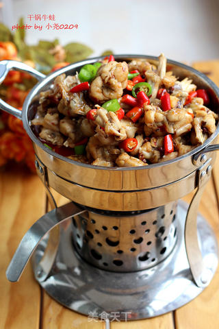 干锅牛蛙的做法步骤：8