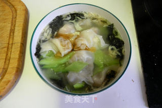 虾仁猪肉馄饨的做法步骤:9