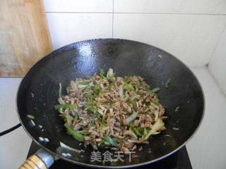 青椒肉丝的做法步骤:7