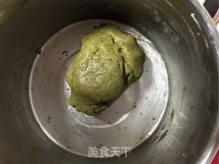 椰蓉抹茶手工饼干的做法步骤:8