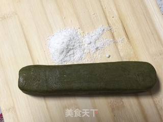 椰蓉抹茶手工饼干的做法步骤:11