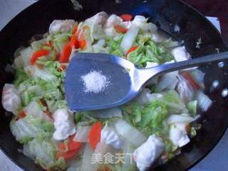 燕饺炖白菜的做法步骤:8