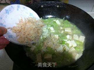 萝卜虾皮炖豆腐的做法步骤:9