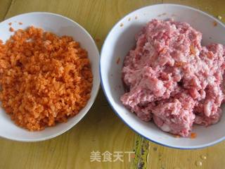 胡萝卜肉圆的做法步骤:2