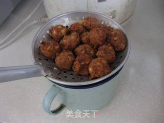 胡萝卜肉圆的做法步骤:9
