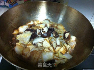 白菜粉条炖豆腐的做法步骤:11