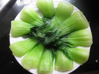 香菇油白菜的做法步骤:6