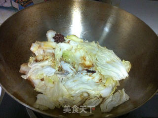 白菜粉条炖豆腐的做法步骤:7
