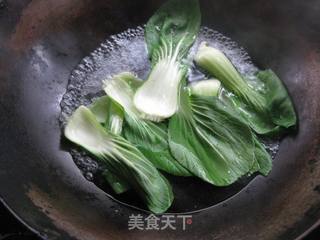 香菇油白菜的做法步骤:5
