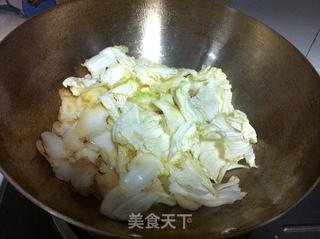 白菜粉条炖豆腐的做法步骤:6