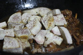 香芋焖鹅的做法步骤:11