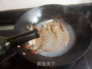 水煮大对虾的做法步骤:4