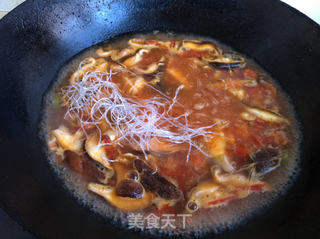 香菇粉丝鸡蛋汤的做法步骤:7