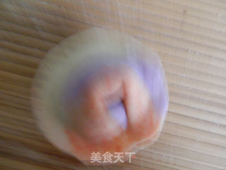 多彩蒸元宝的做法步骤:5