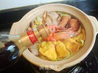 白菜一品锅的做法步骤:9