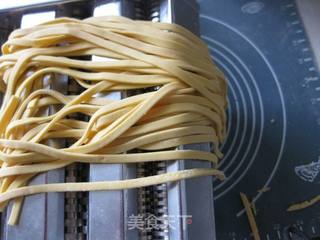 南瓜青菜面的做法步骤:7