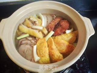 白菜一品锅的做法步骤:7