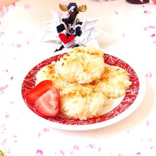 奶香米饼的做法步骤:8