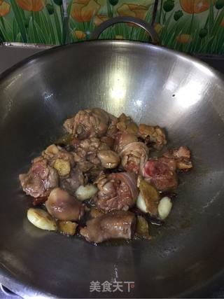 农家小炒鸡的做法步骤:7