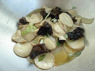 木耳炒杏鲍菇的做法步骤:7