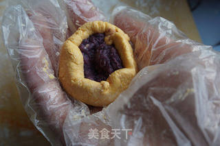 软糯香甜南瓜紫薯饼的做法步骤:11