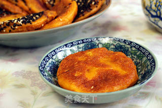软糯香甜南瓜紫薯饼的做法步骤:16