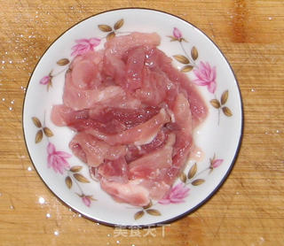 大葱肉丝的做法步骤:2
