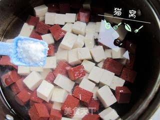 双色豆腐的做法步骤:4